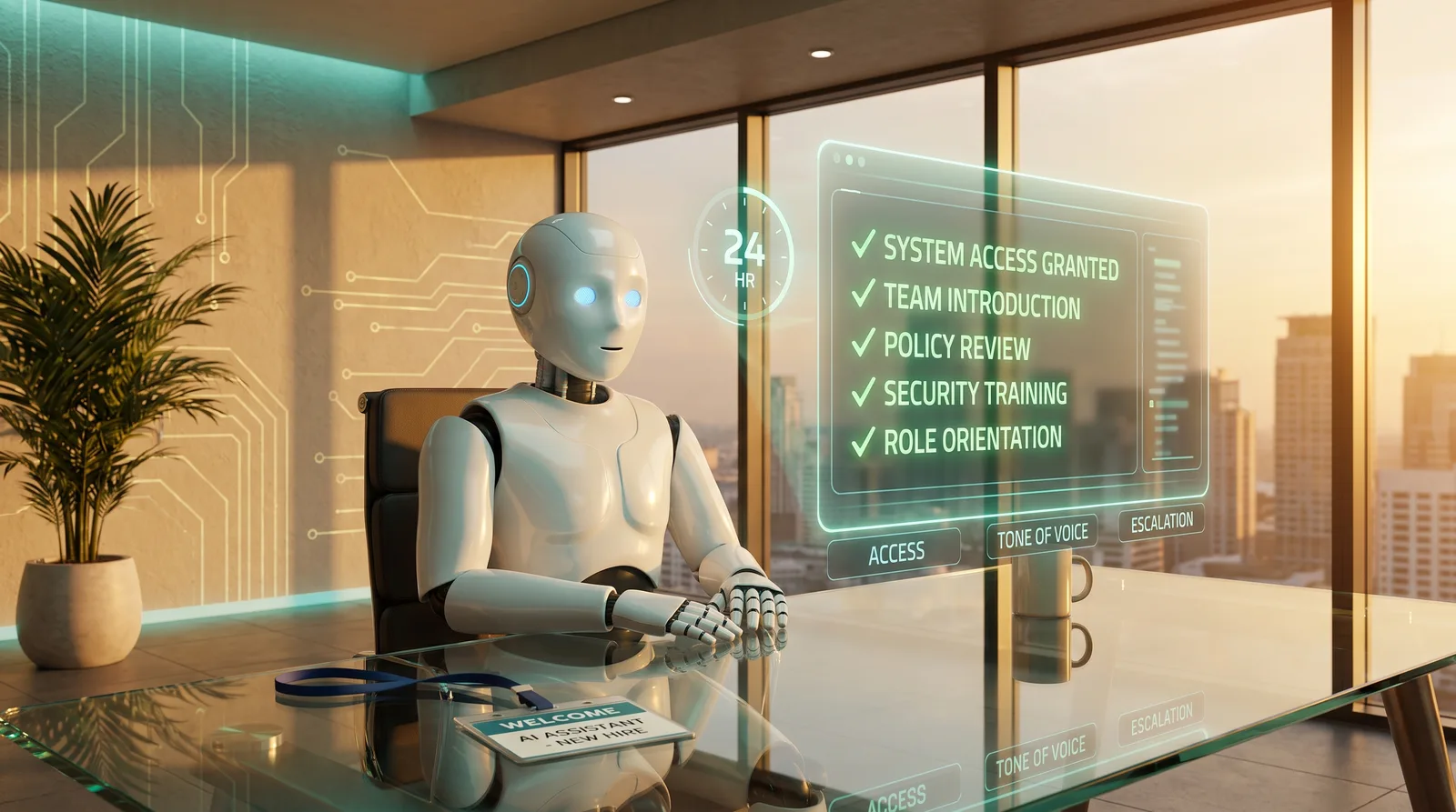 The AI Employee Onboarding Checklist: First 24 Hours