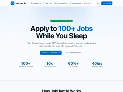 JobHuntAI autonomous AI job application agent